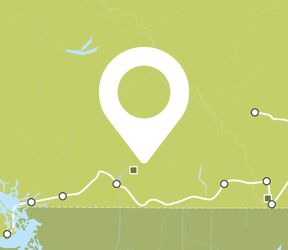 Routenkarte Westkanada