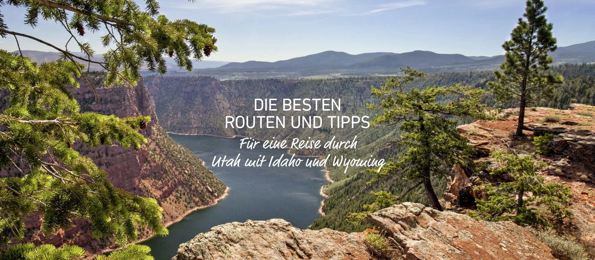 Banner der Yellowstone Loop durch Utah, Idaho und Wyoming