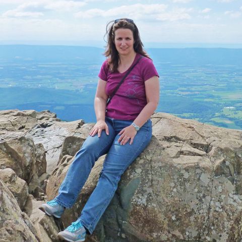 Carmen Paust im Shenandoah National Park