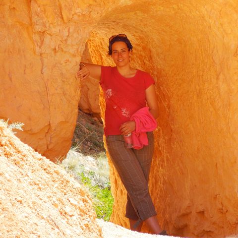 Dorothee Bubinger im Bryce Canyon