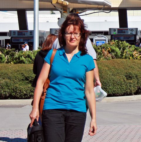 Irene Schnell am Kennedy Space Center
