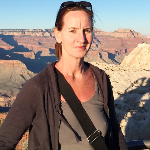 Katja Höbel im Grand Canyon