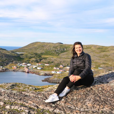 CANUSA Mitarbeiterin Sarina Keil auf Fogo Island in Neufundland