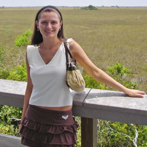 Portraet Bente in den Everglades