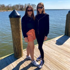 CANUSA Mitarbeiterinnen Dana und Luisa am Tammany Trace in Louisiana