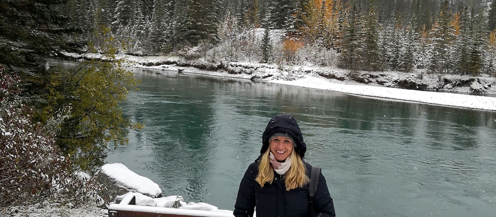 CANUSA-Mitarbeiterin Friedericke Oelzen im Banff National Park