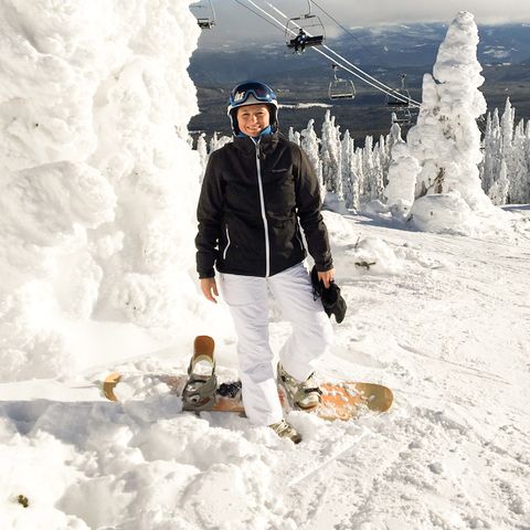 Mitarbeiterin Bente im Big White Ski Resort