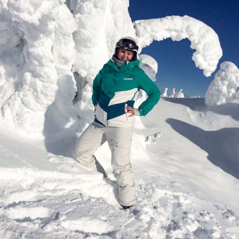 Mitarbeiterin Nicola im Big White Ski Resort