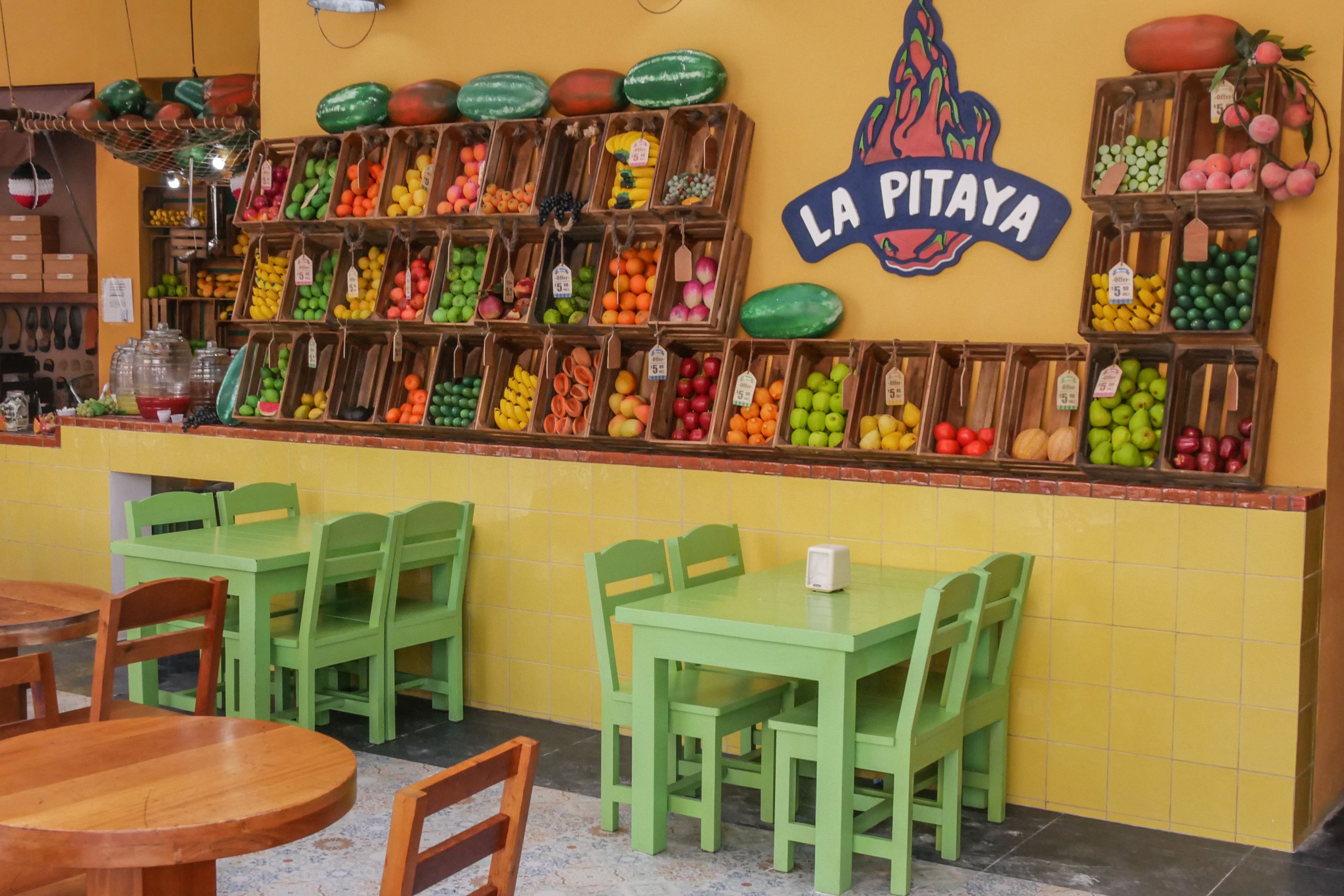 Die La Pitaya Bar in Costa Maya, Mexiko