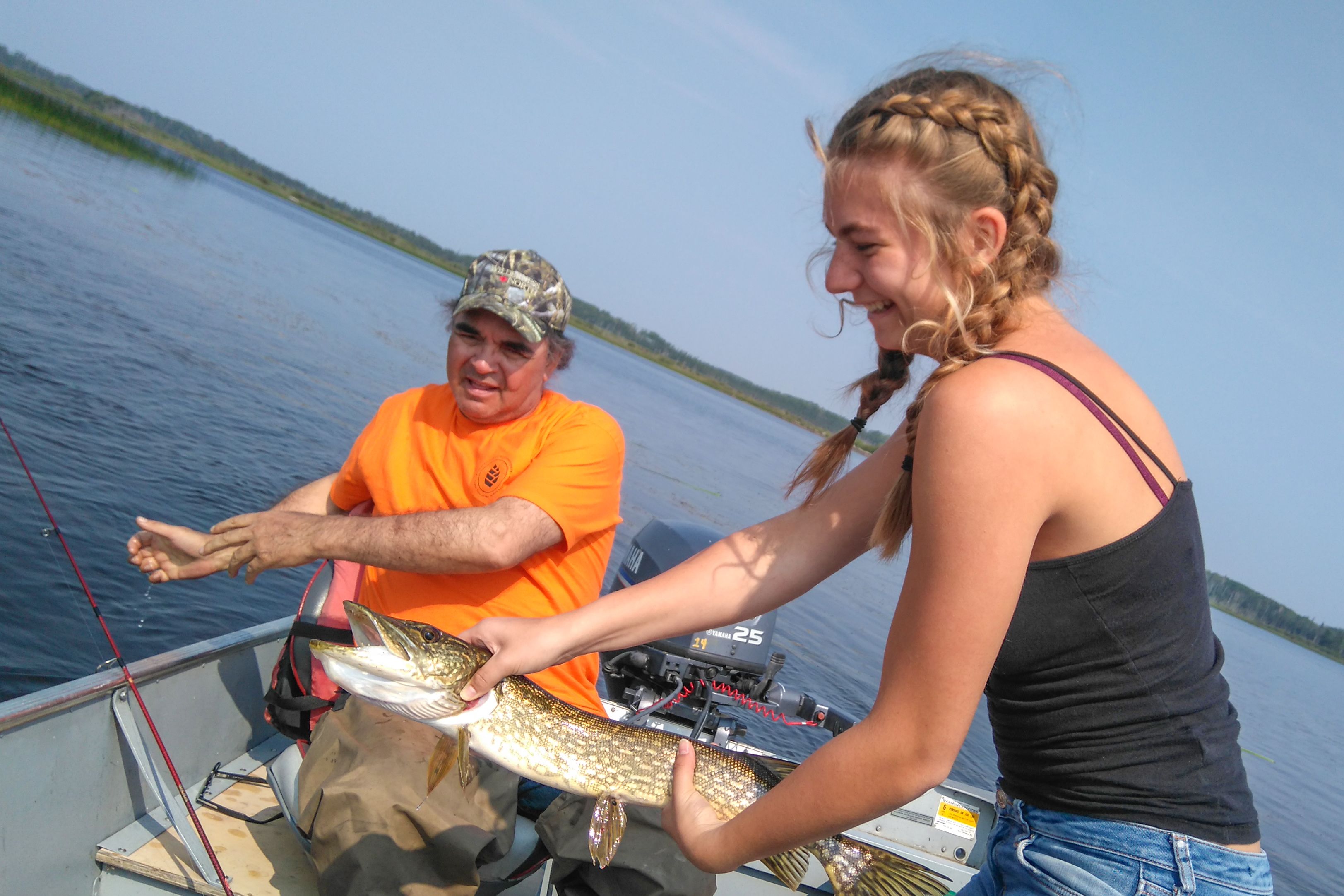 Im AnglerglÃ¼ck auf dem Miminiska Lake in Ontario