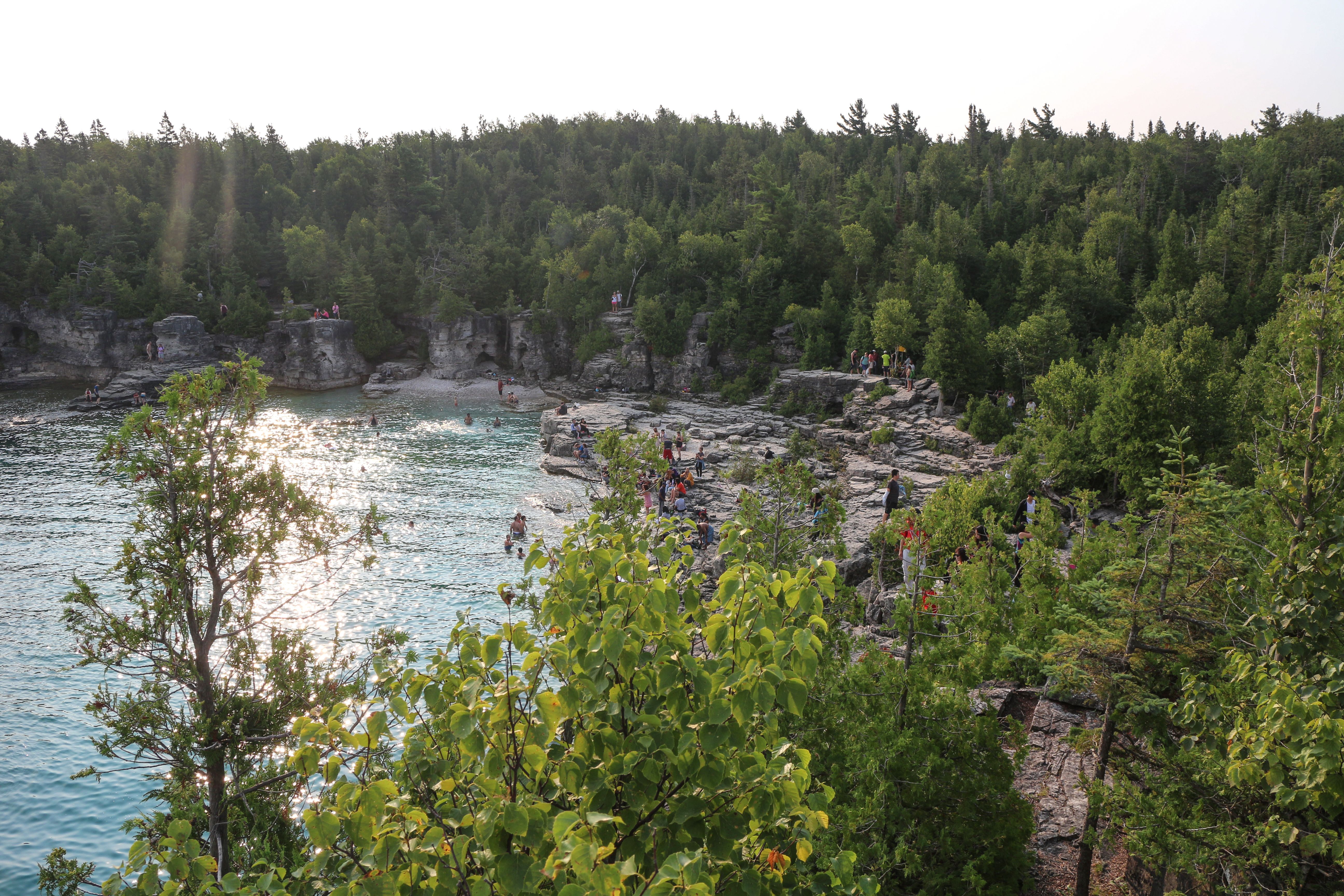 Die Indian Head Cove auf der Bruce-Halbinsel in Ontario