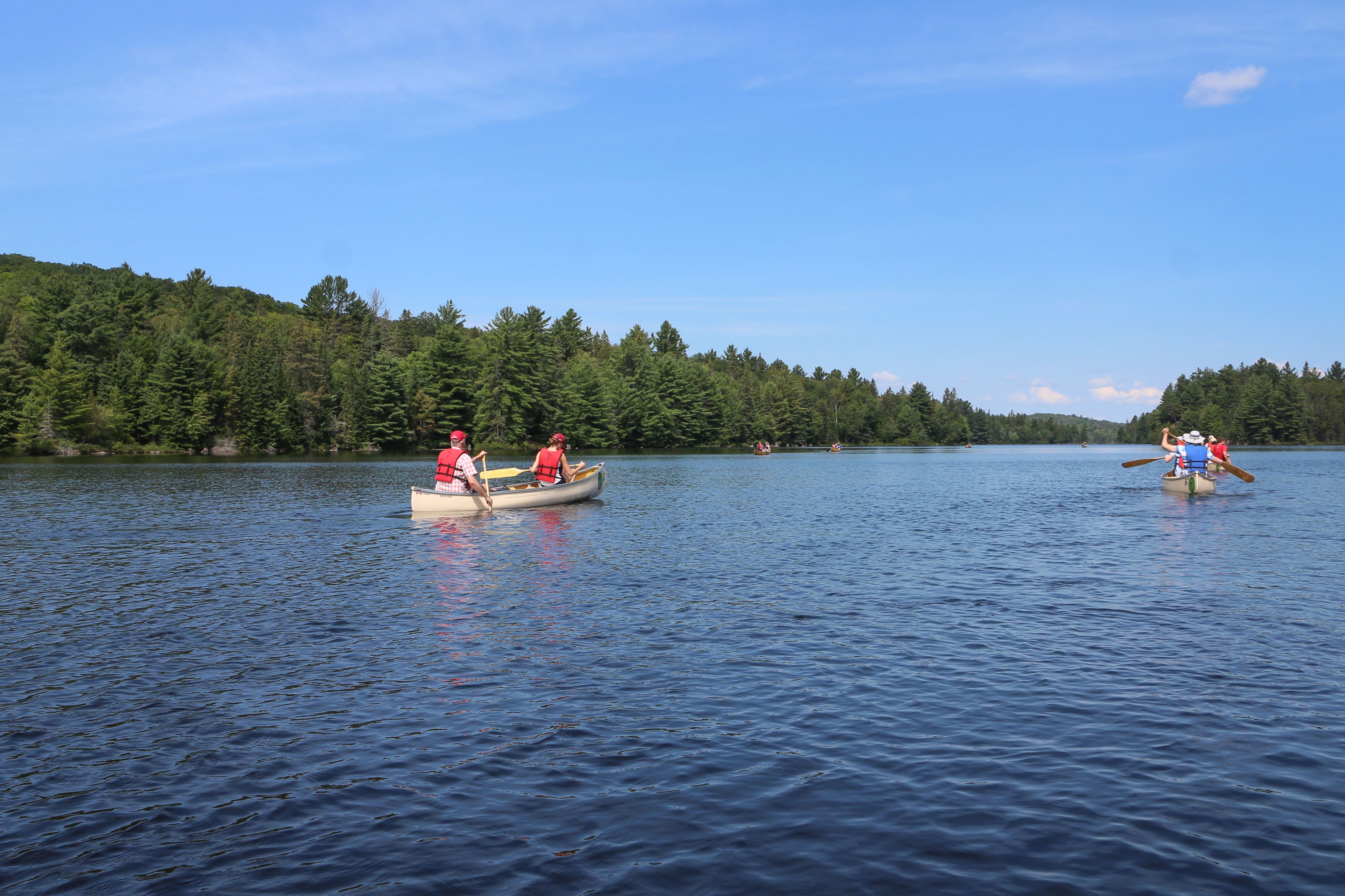 Kanuausflug im Algonquin Provincial Park in Ontario