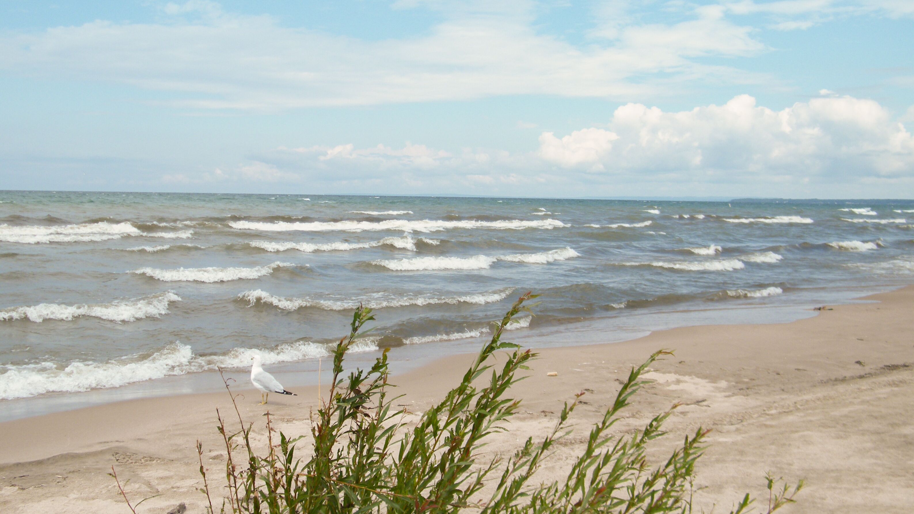 Wasaga Beach am Lake Huron in Ontario Der Wasage Beach mit Blick auf den Lake Huron in Ontario