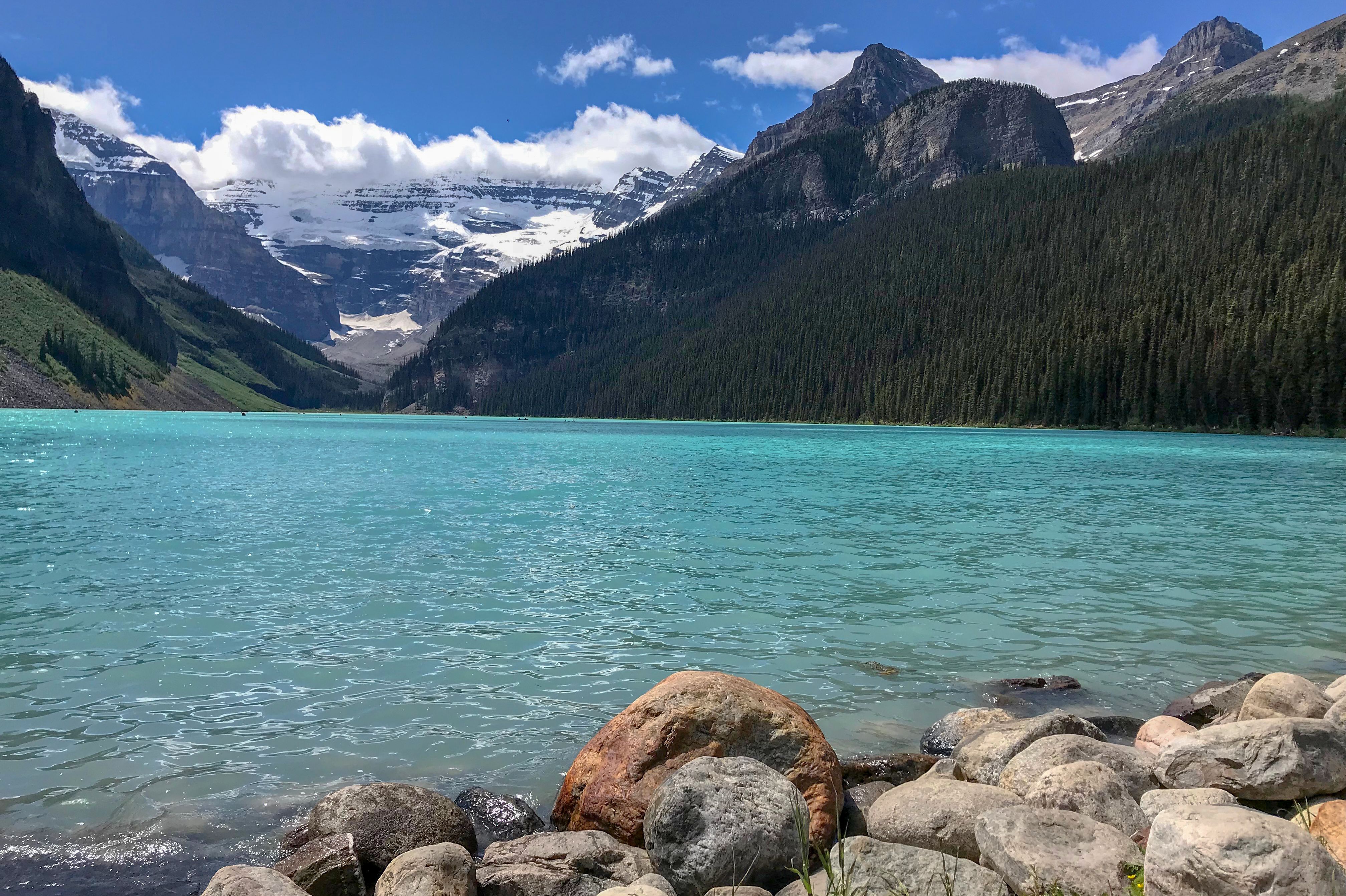 Der Lake Louise im Banff Nationalpark