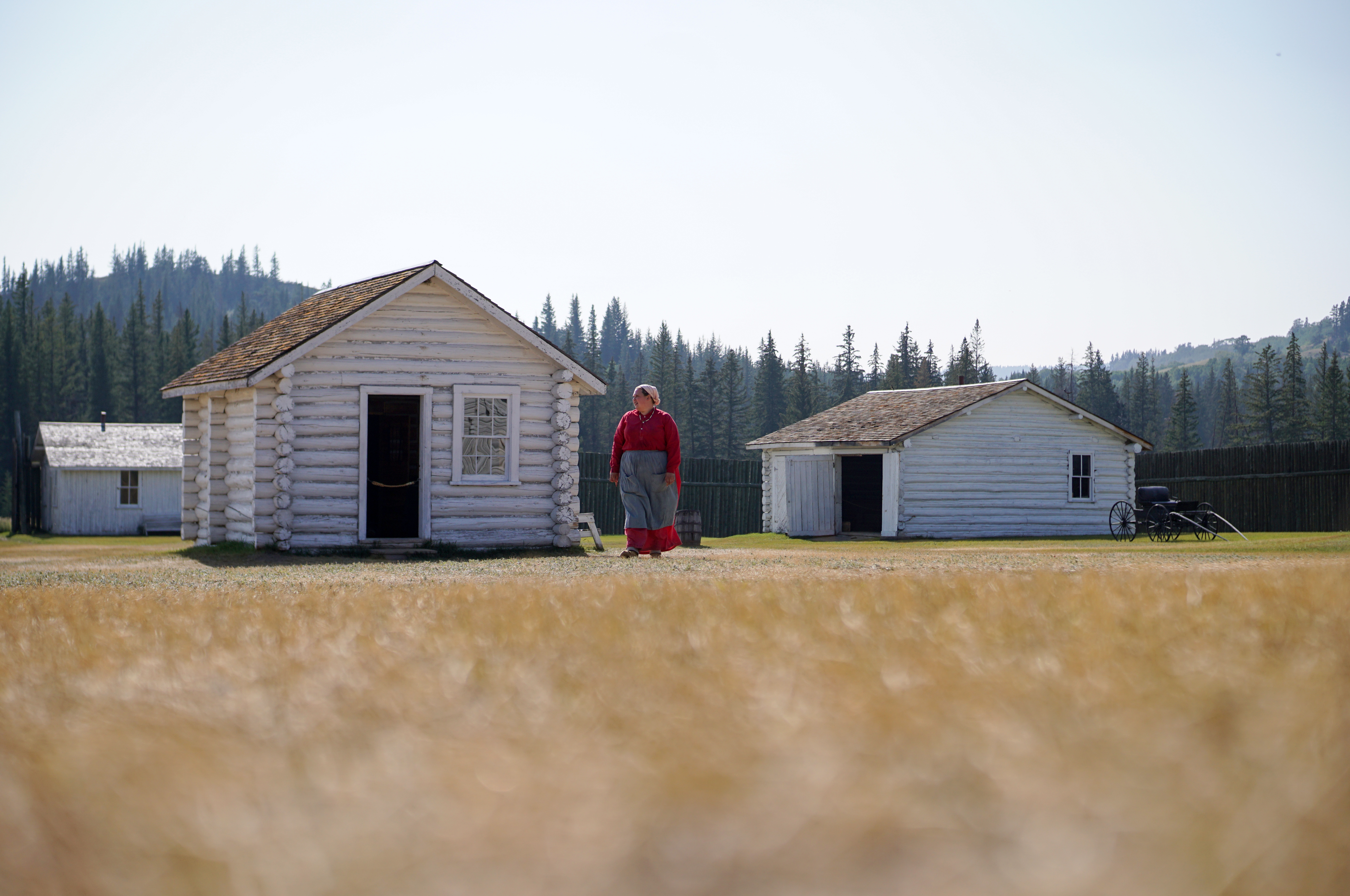 Impressionen aus der historischen StÃ¤tte Fort Walsh in Saskatchewan