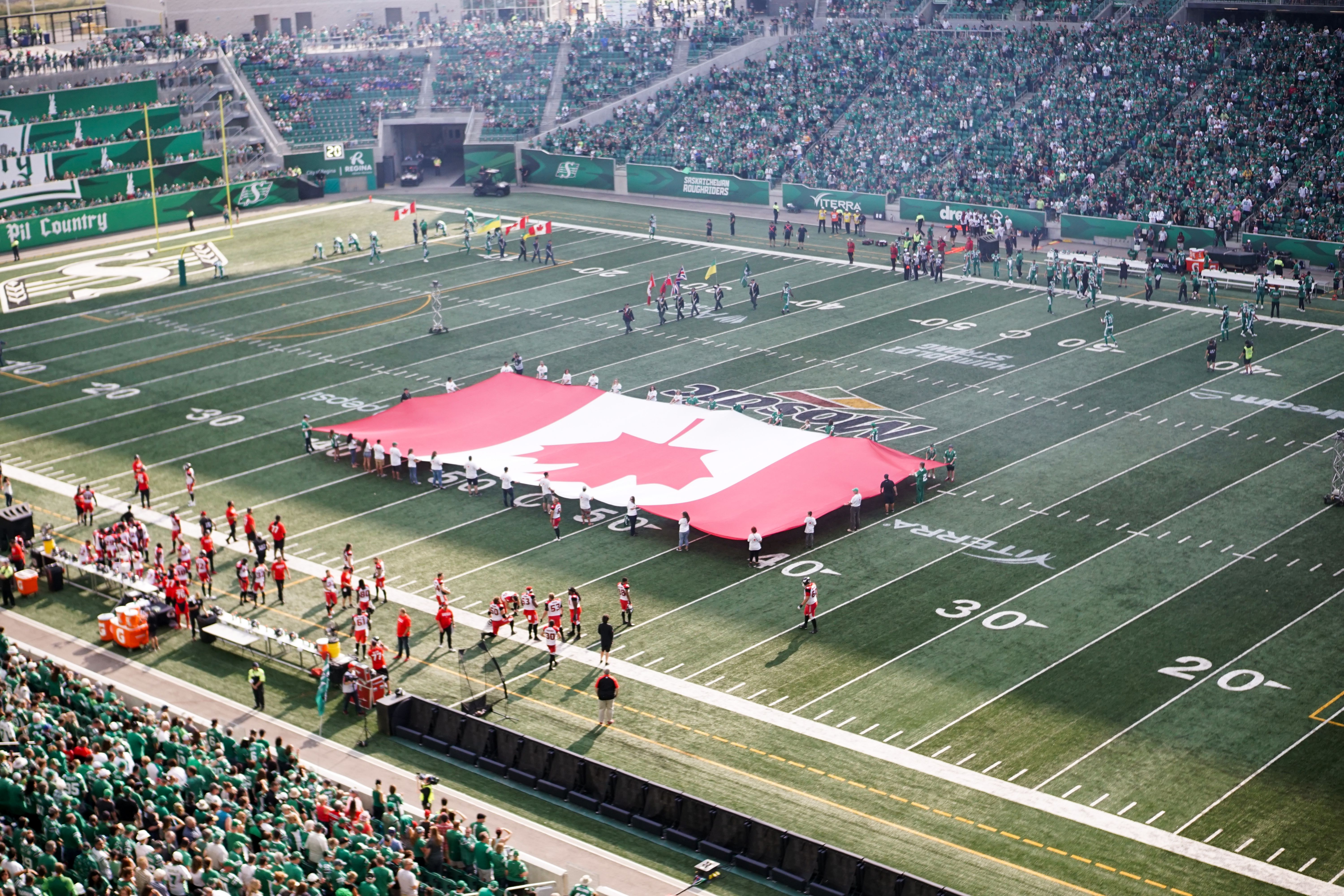 Impressionen aus dem Mosaic Stadion in Regina, Heimat der Saskatchewan Roughriders