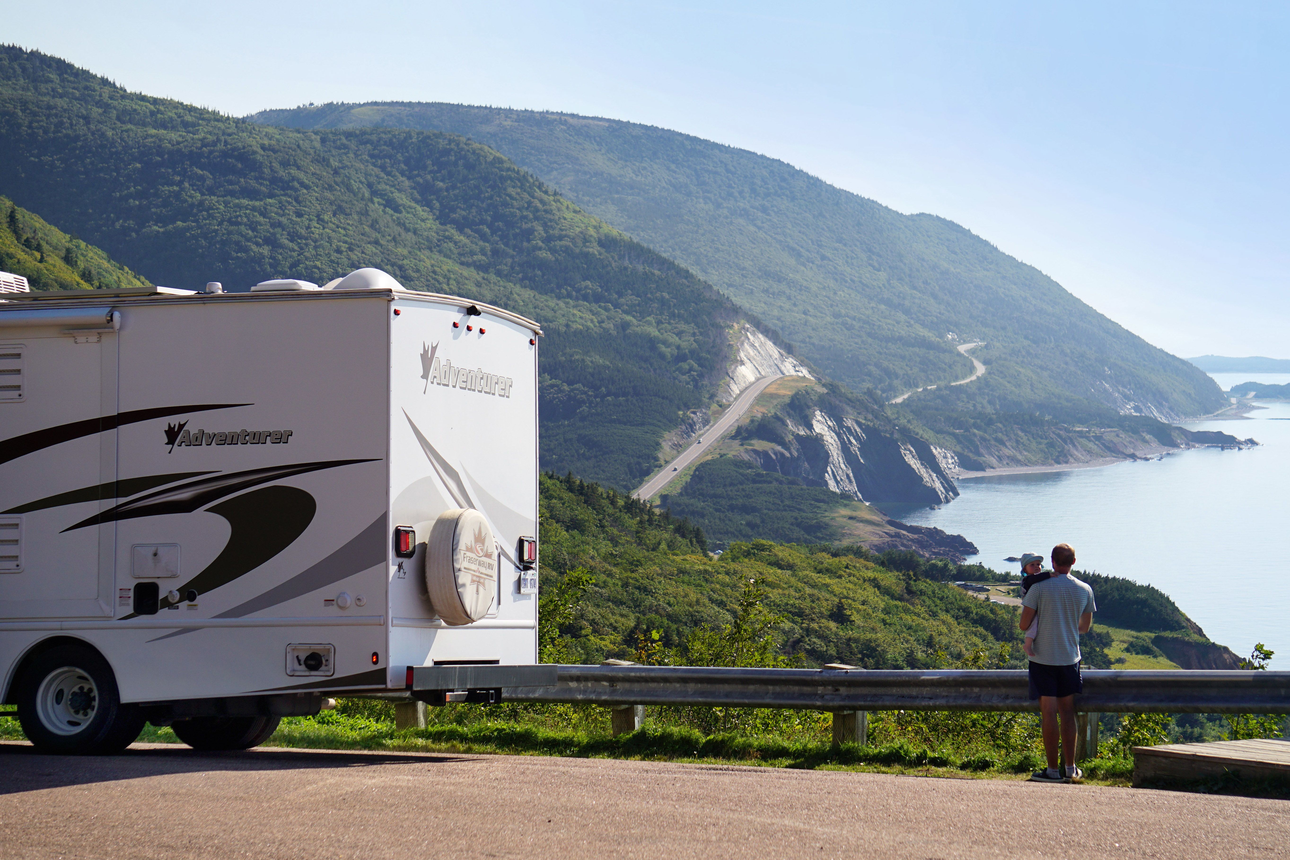 Kurzer Stop am Cabot Trail in den Cape Breton Highlands