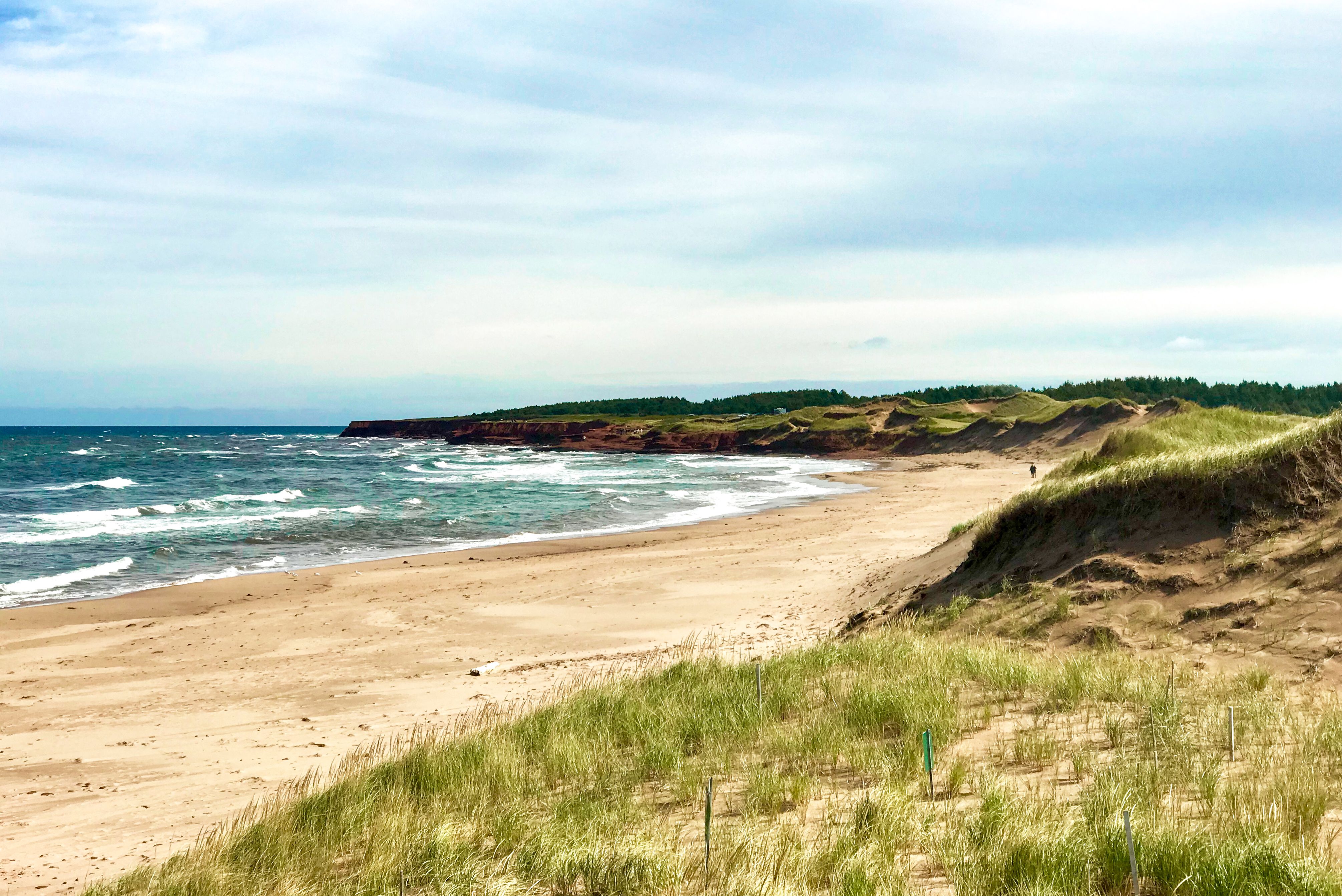 Ausblick auf die Weiten eines Strandes in Cavendish im Prince Edward Island National Park