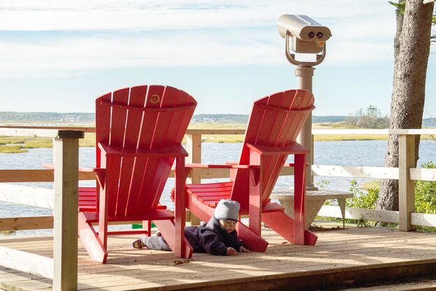 Aussichtsplatz im Prince Edward Island National Park in Stanhope Aussichtsplatz im Prince Edward Island National Park in Stanhope