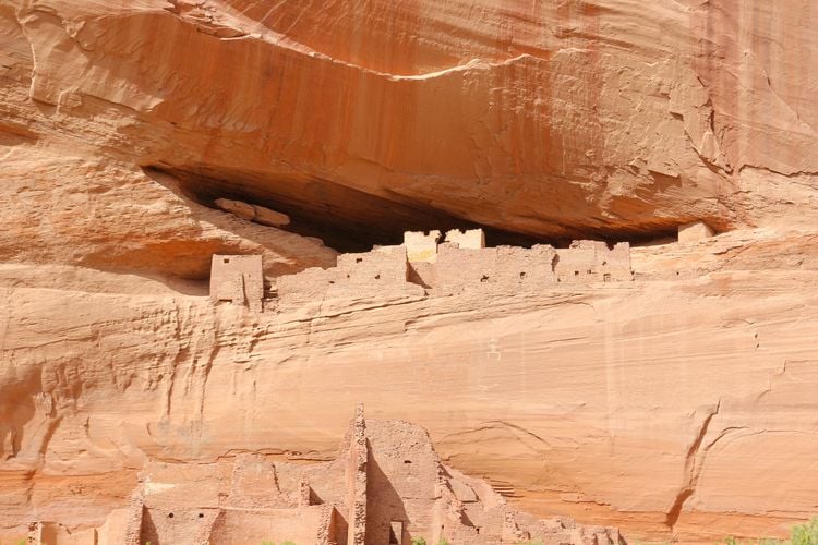 Die Ruinen auf dem White House Ruins Trail im Canyon de Chelly