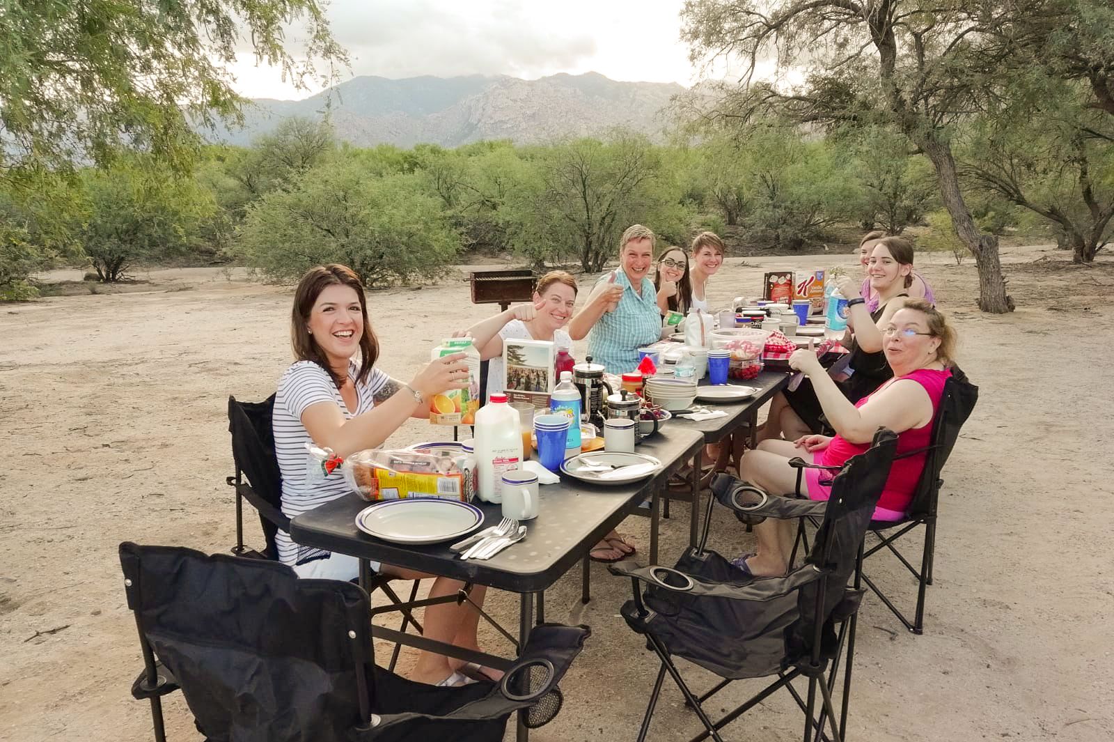 FrÃ¼hstÃ¼ck im Catalina State Park