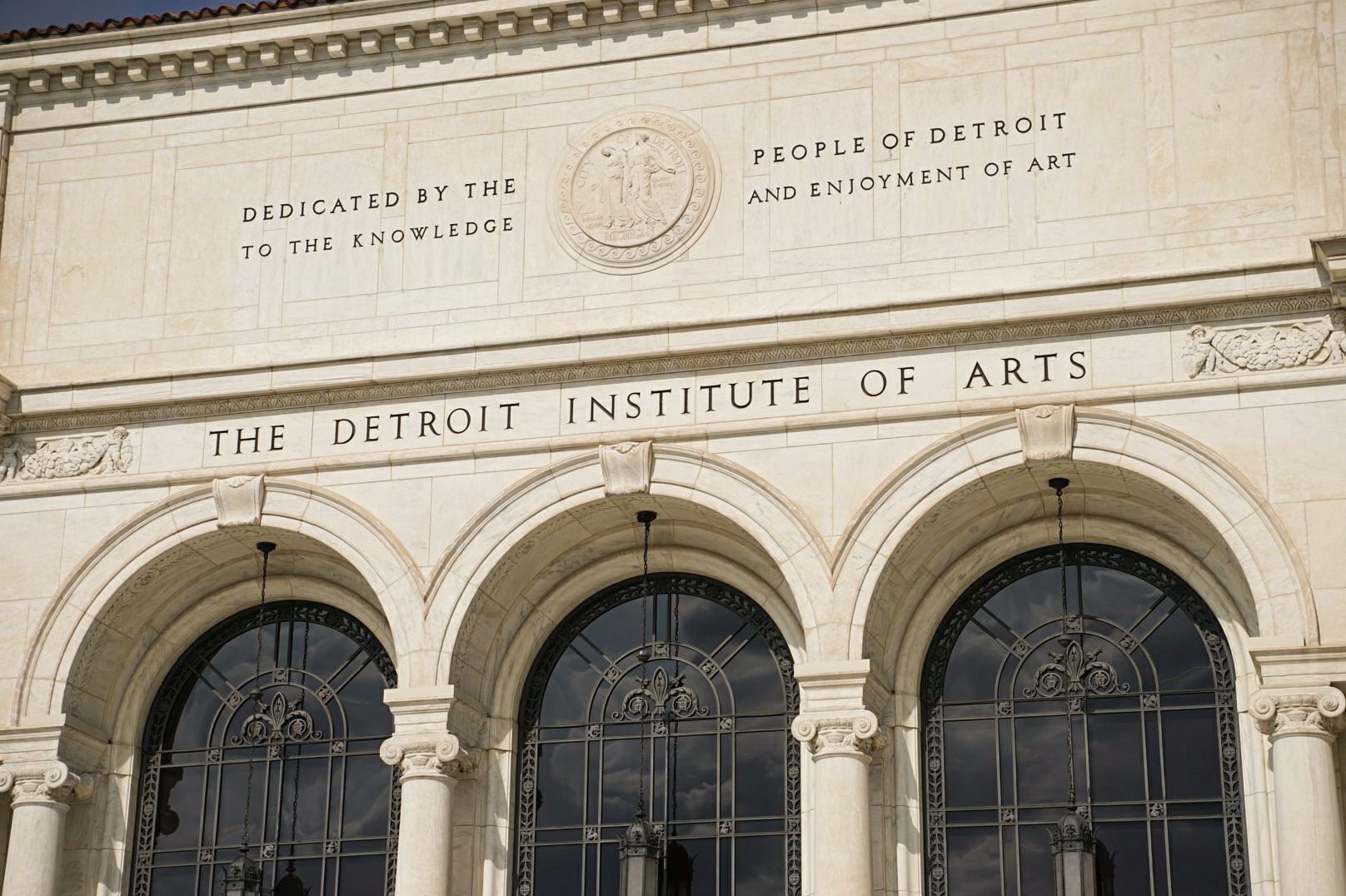 Blick auf das Detroit Institue of Arts