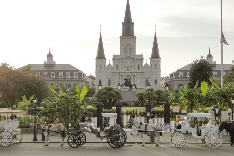 Die Saint Louis Kathedrale in New Orleans