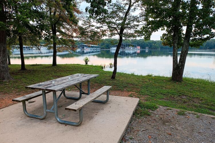 Campingplatz im Harrison Bay State Park