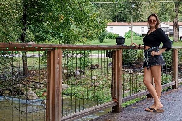 Leonie auf dem Greenbrier Campground