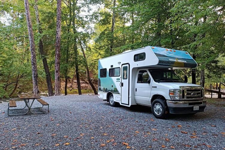Wohnmobil auf dem Greenbrier Campground