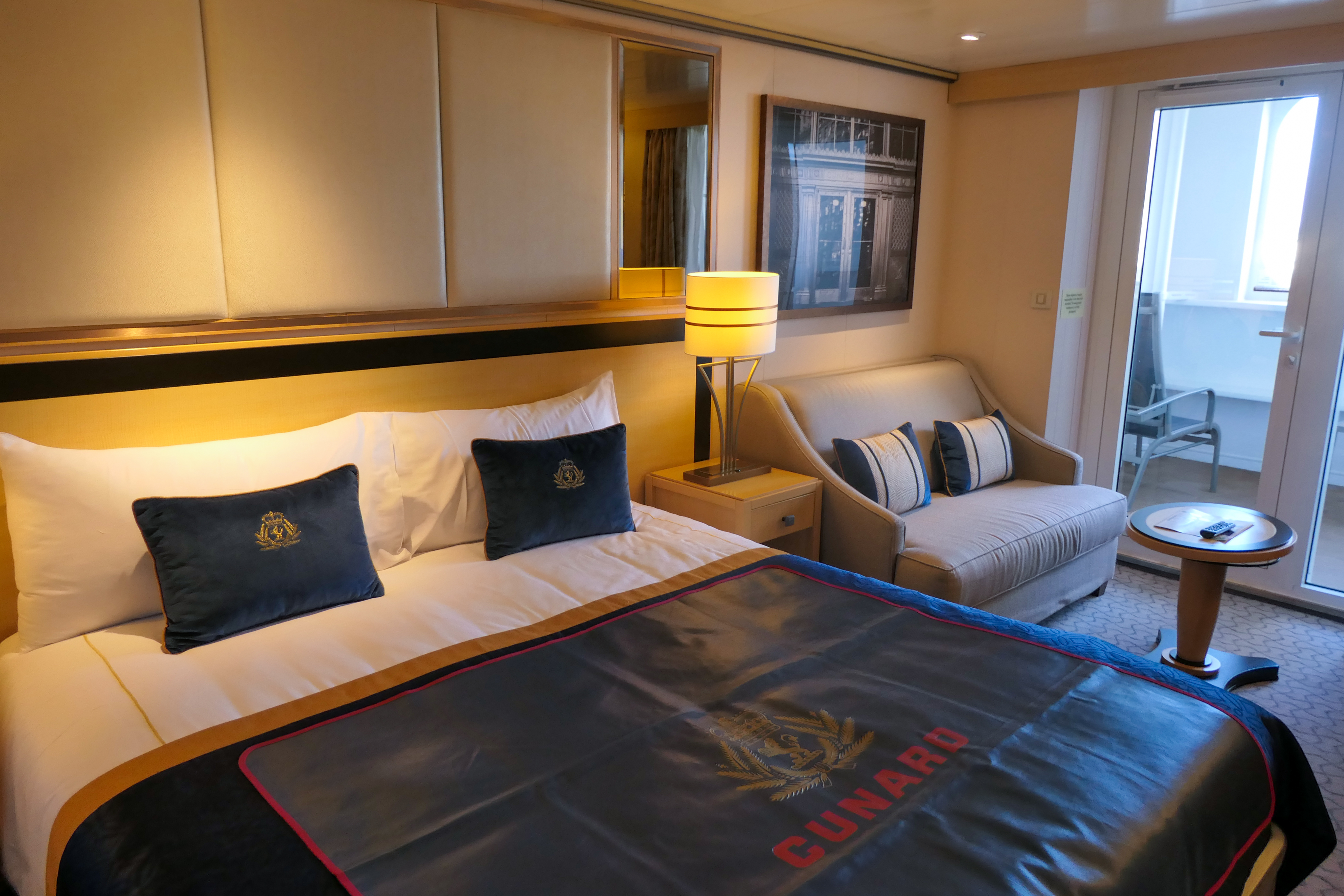 Balkonkabine auf der Queen Mary 2