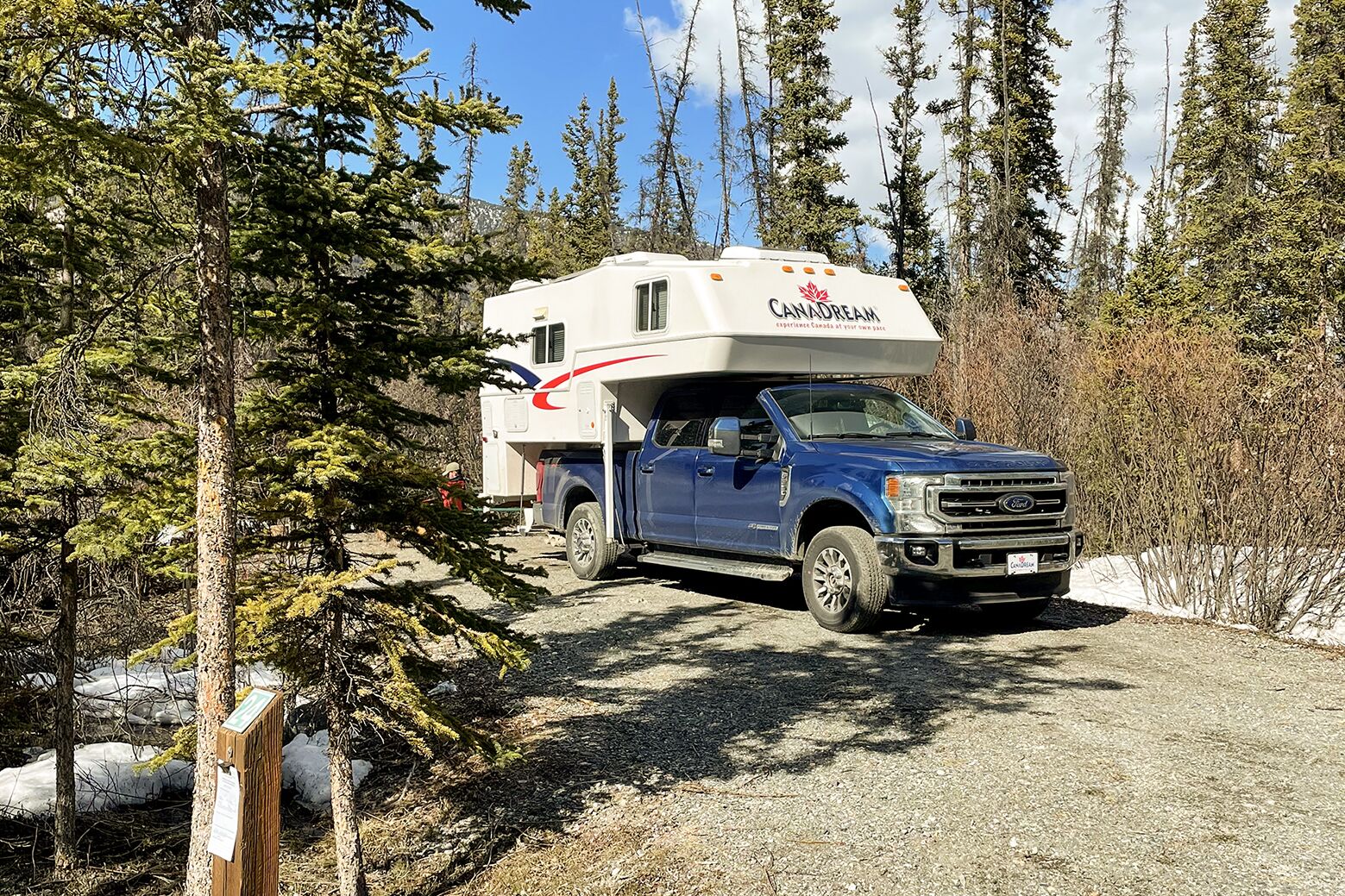 Pine Lake Campground in Kanada