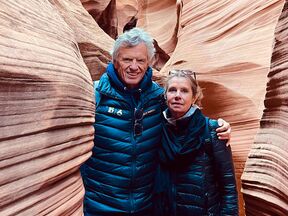 Tilo und Elisabeth im Antelope Canyon