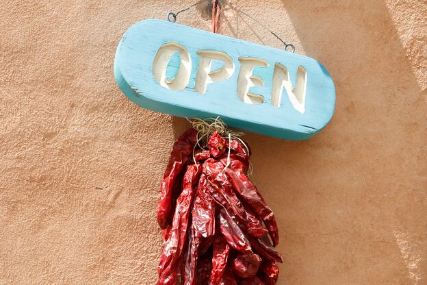 Getrocknete Chili in New Mexico Getrocknete Chili in New Mexico