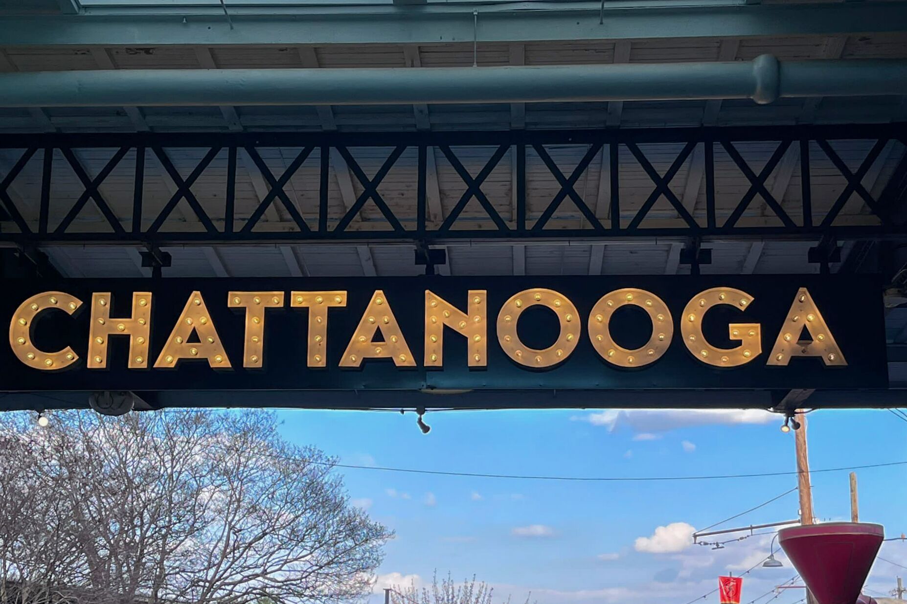 Bekannte Chattanooga Choo Choo Train Station in Tennessee