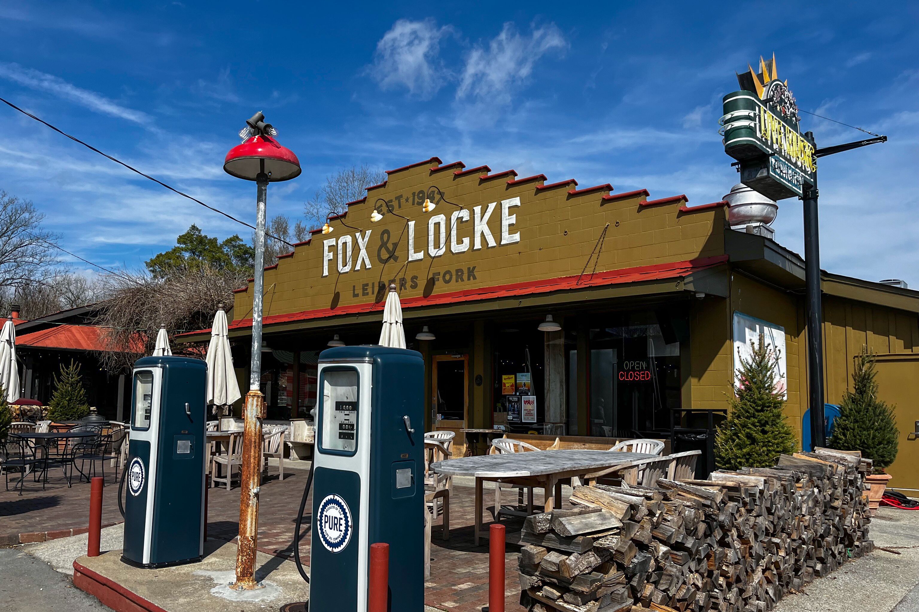 Interessantes Fox & Locke Restaurant Leipers Fork in Tennessee