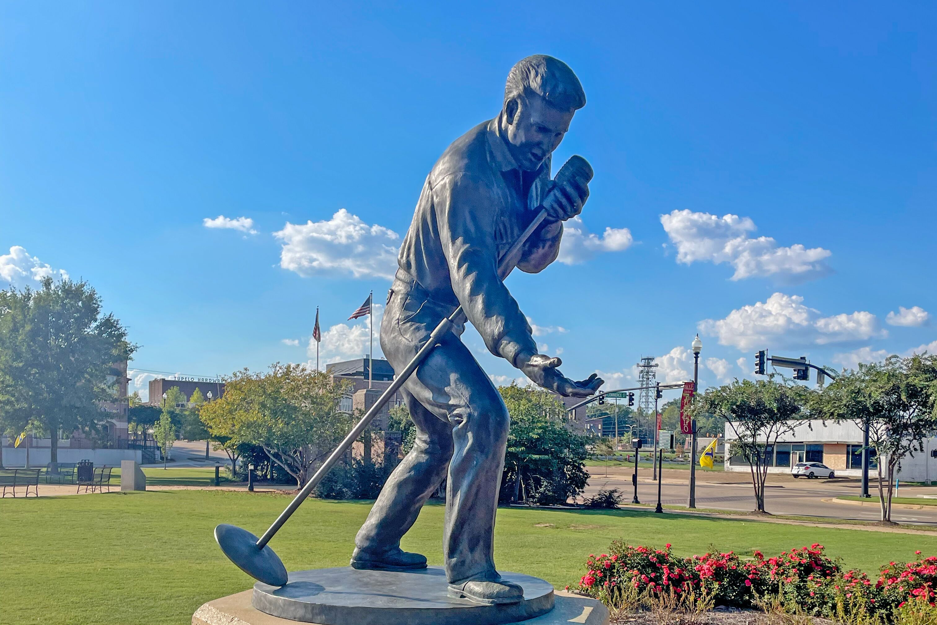 Elvis-Statue in Tupelo