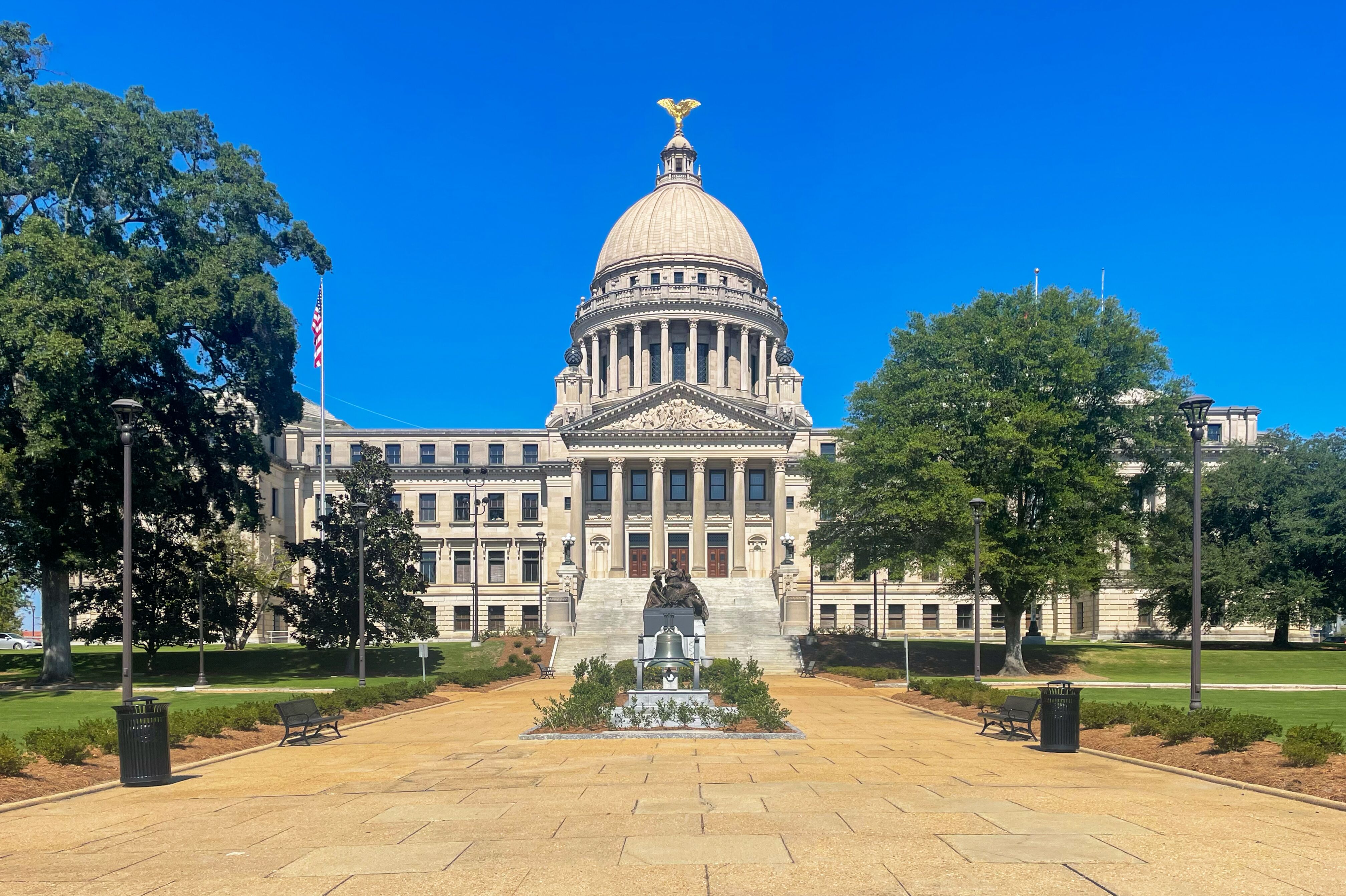 Blick auf das Mississippi State Capitol