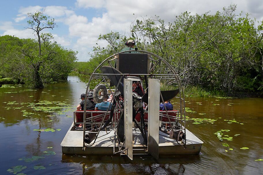 Propellerboot-Tour durch das Mangrovenlabyrinth im Everglades Nationalpark