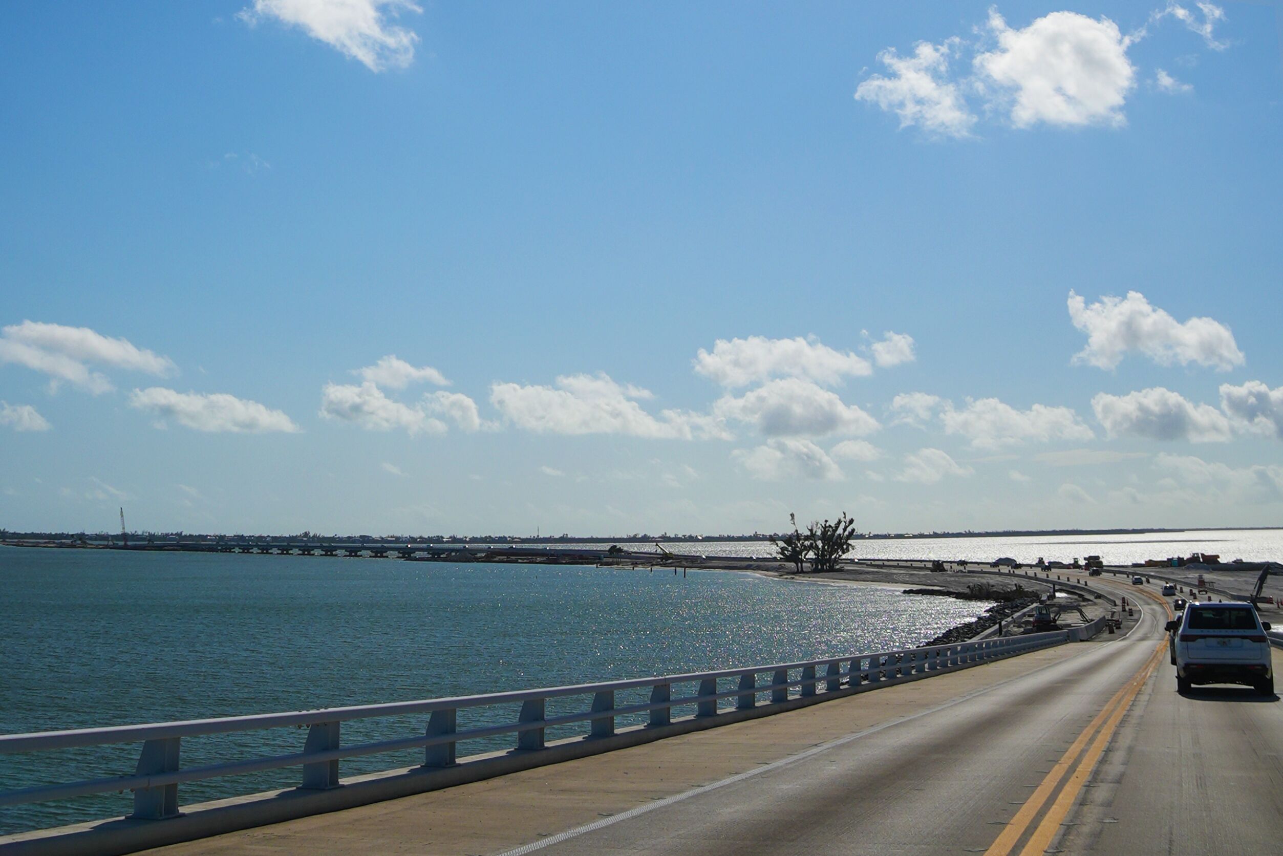 Fahrt über den Sanibel Causeway