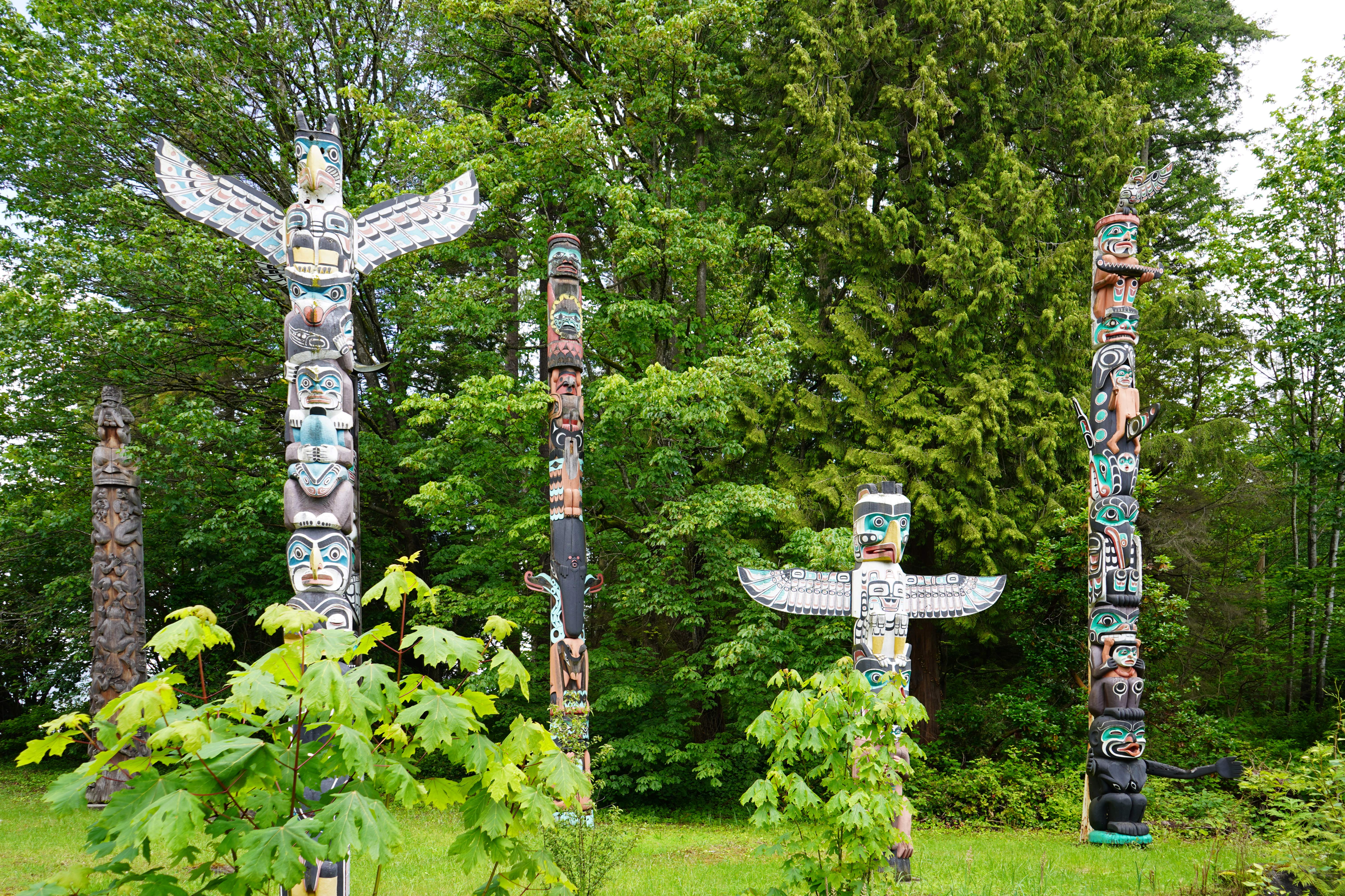 Totempfähle im Stanley Park