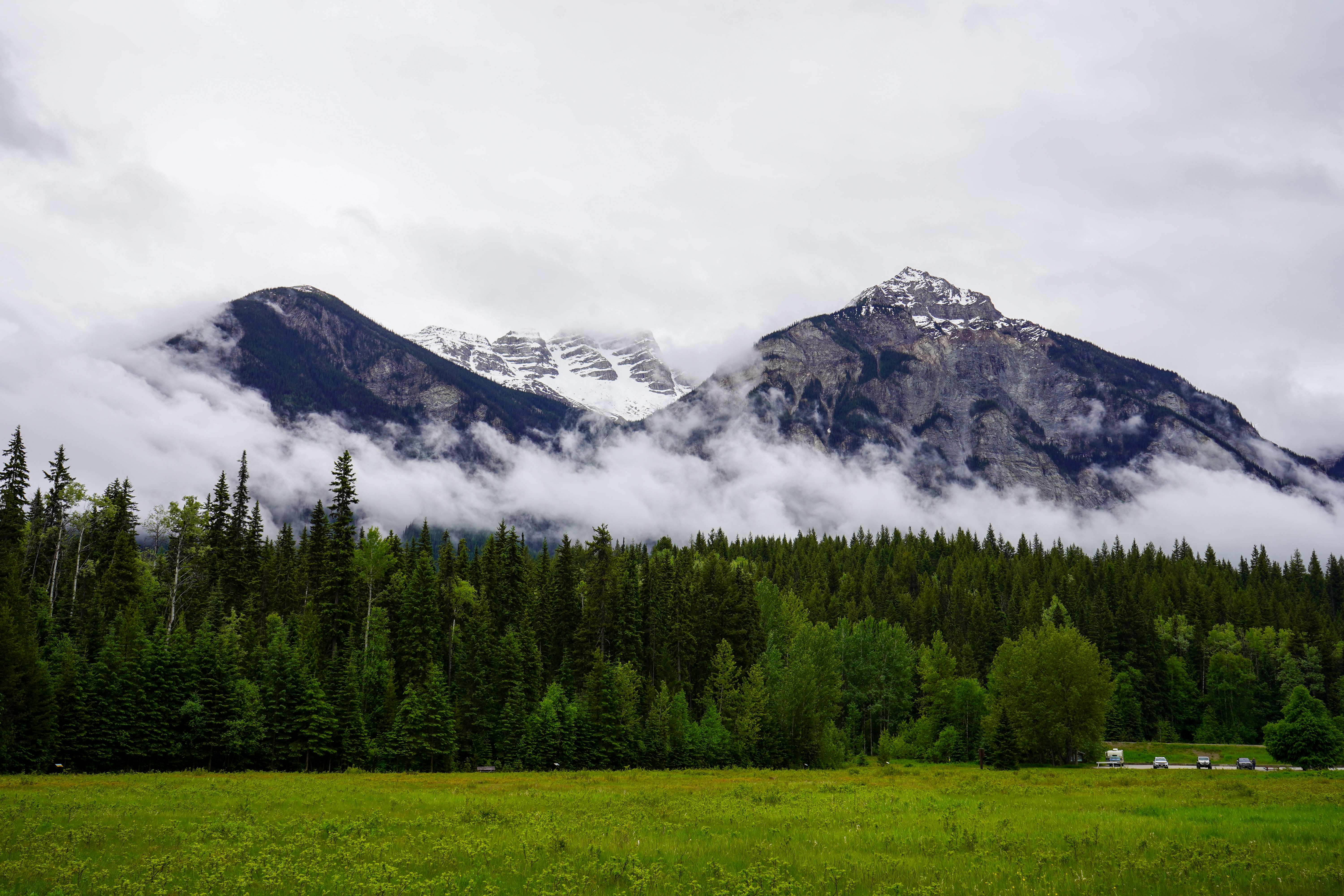 Atemberaubende Landschaft im Mount Robson Provincial Park