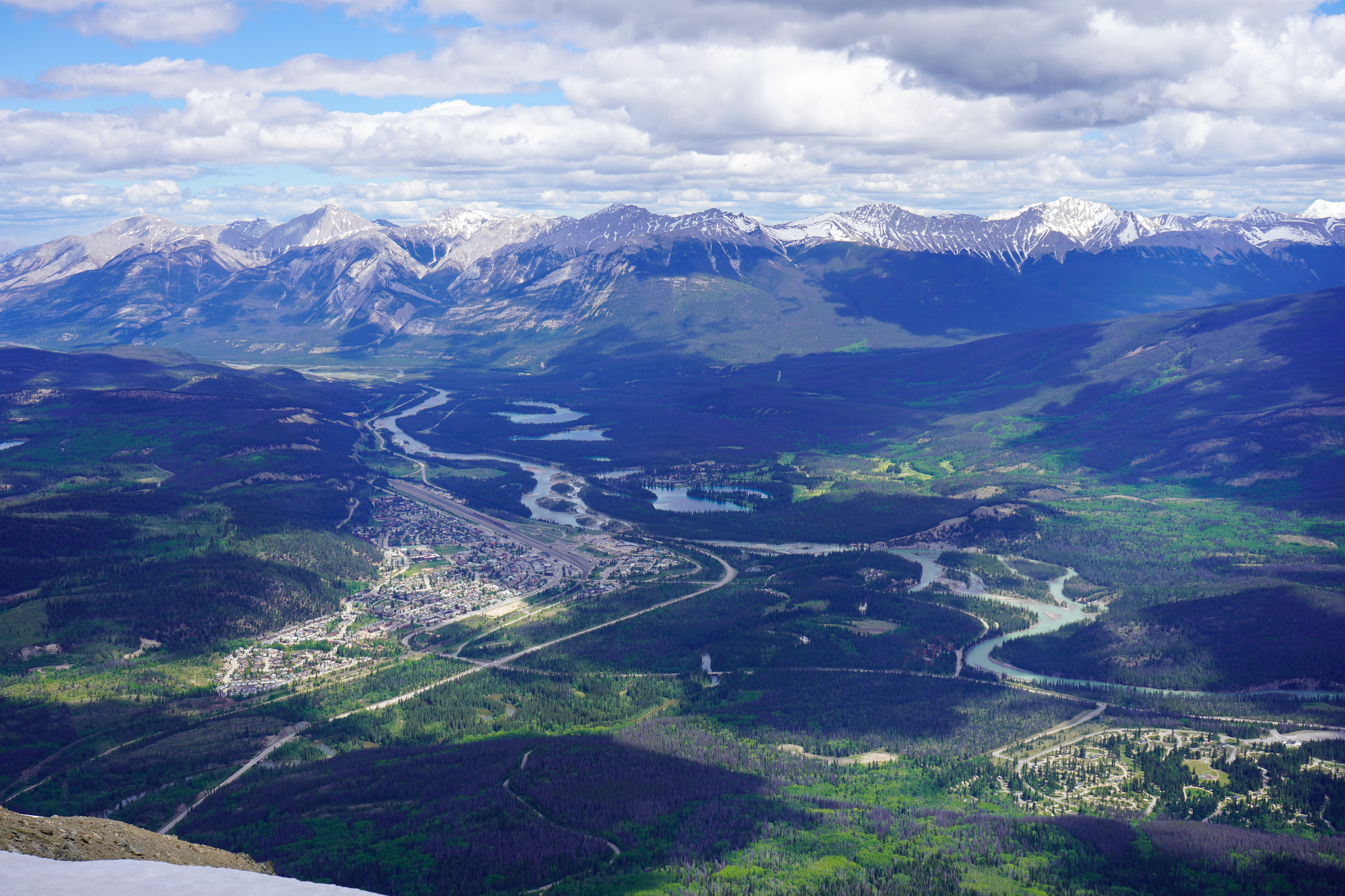 Ausblick vom Whistlers Peak