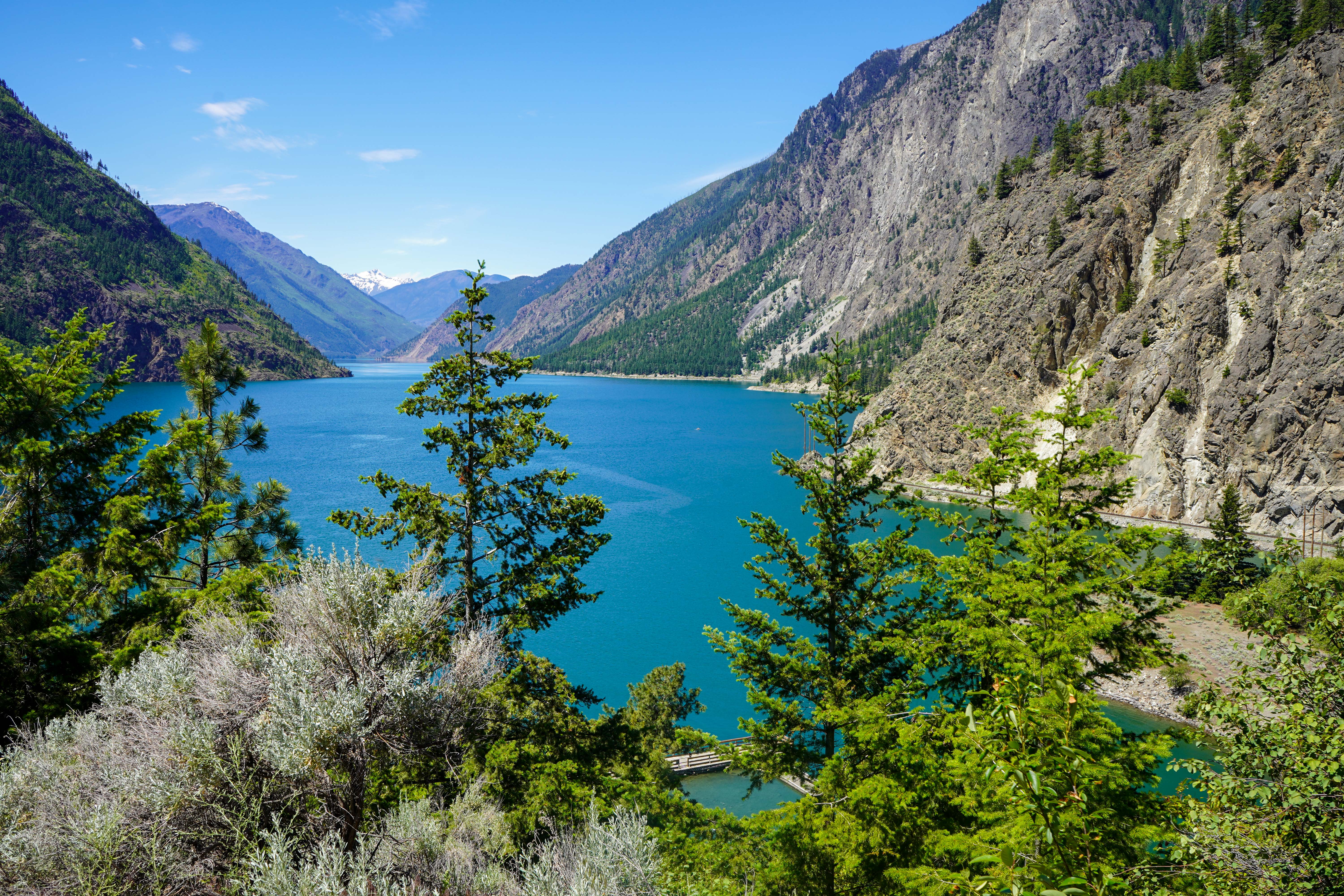 Malerische Landschaft in Lillooet