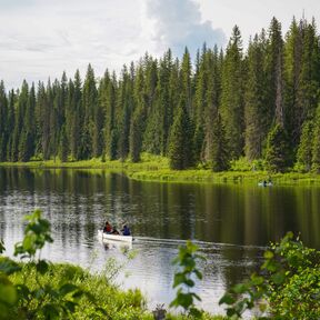 Kanutour auf dem Clearwater River Kanutour auf dem Clearwater River