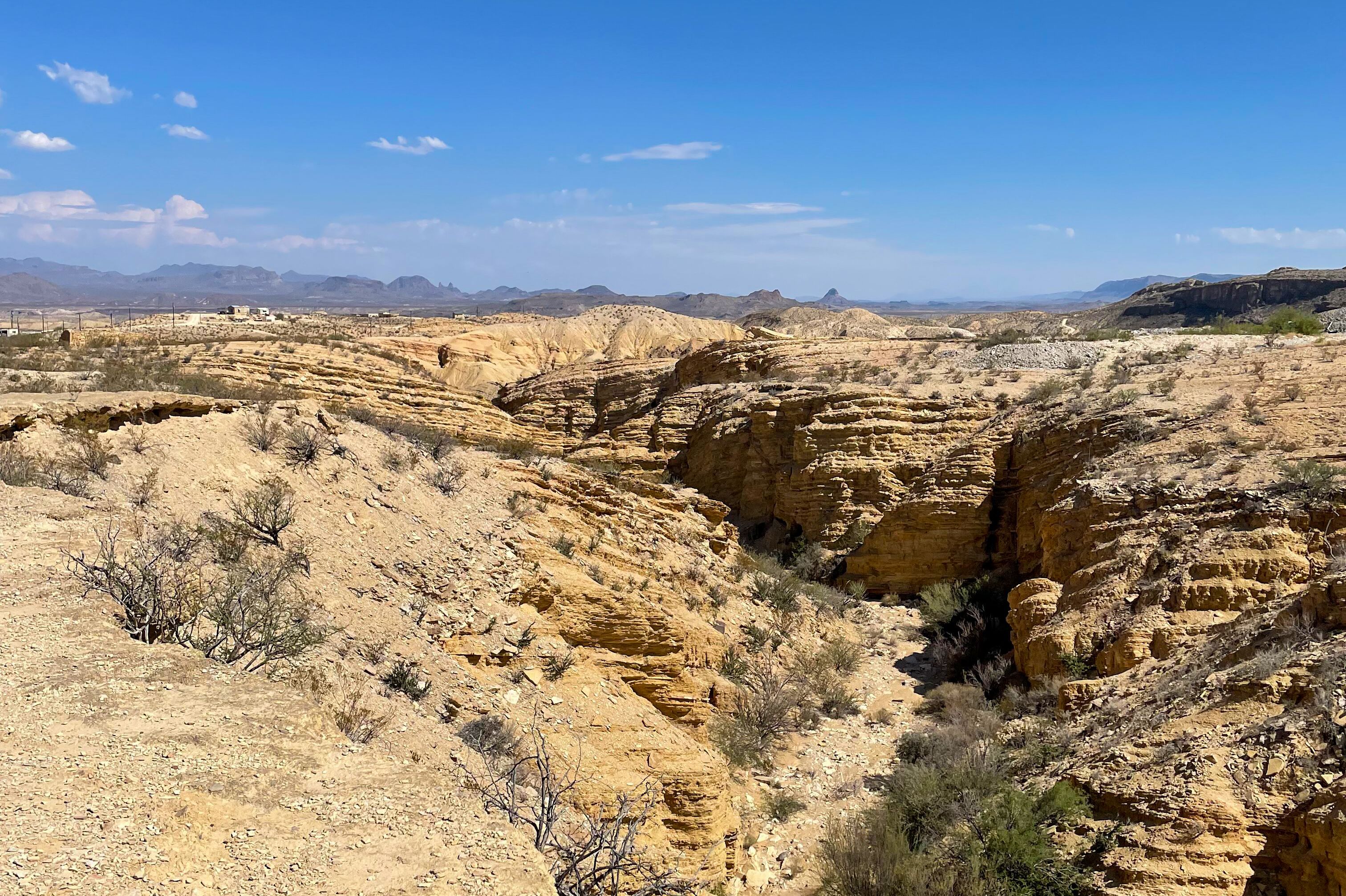 Landschaft in der Geisterstadt Terlingua