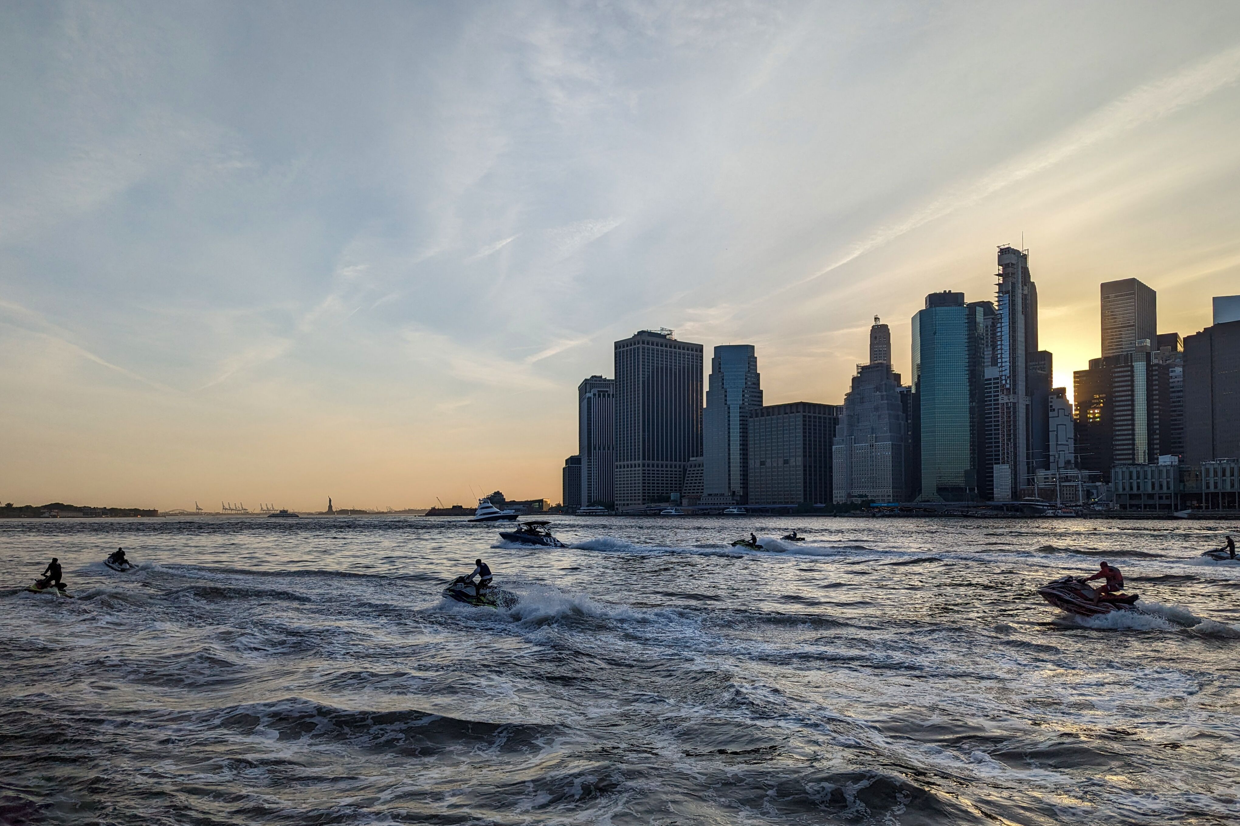 Jetski-Action auf dem East River