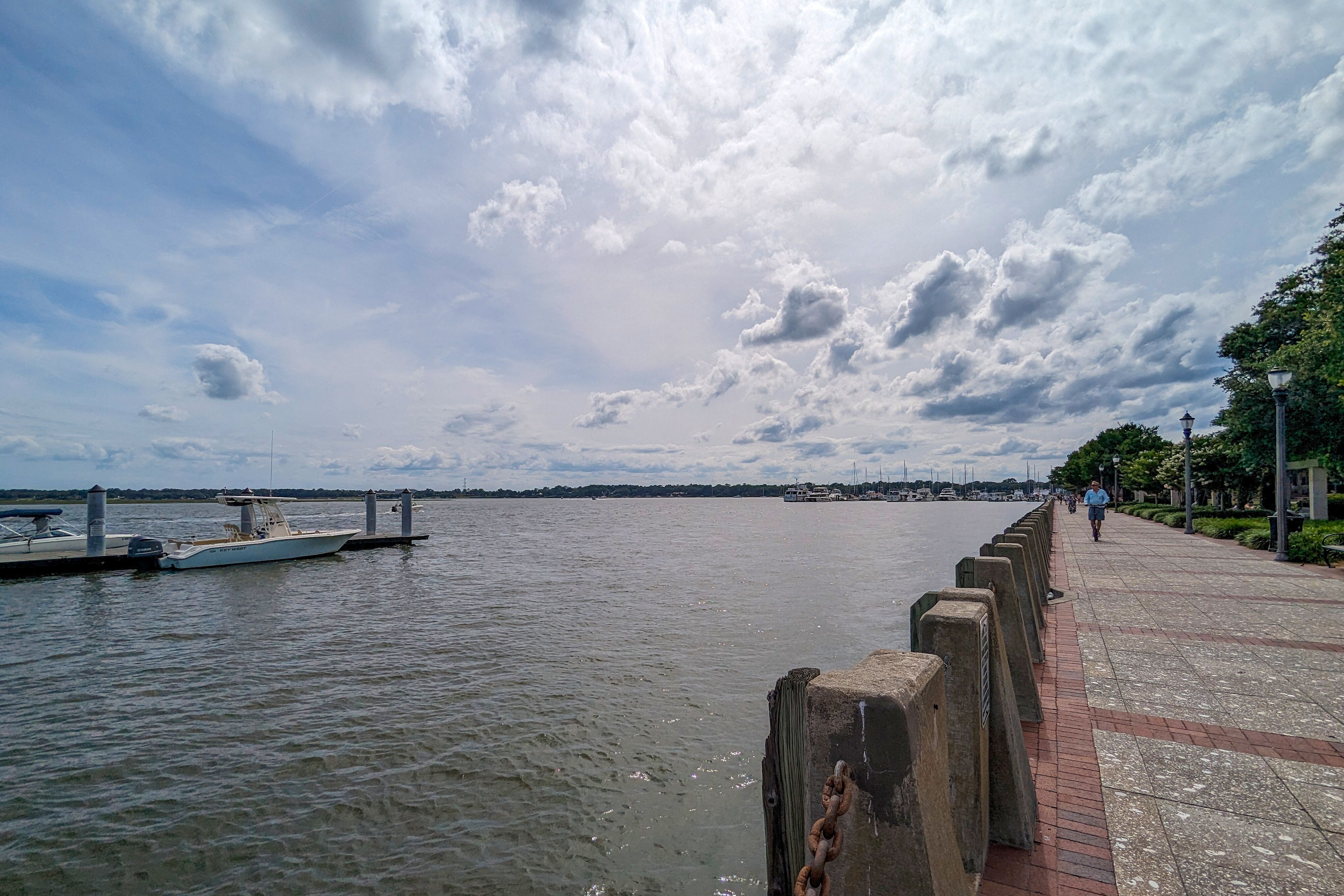 Die Promenade in Beaufort