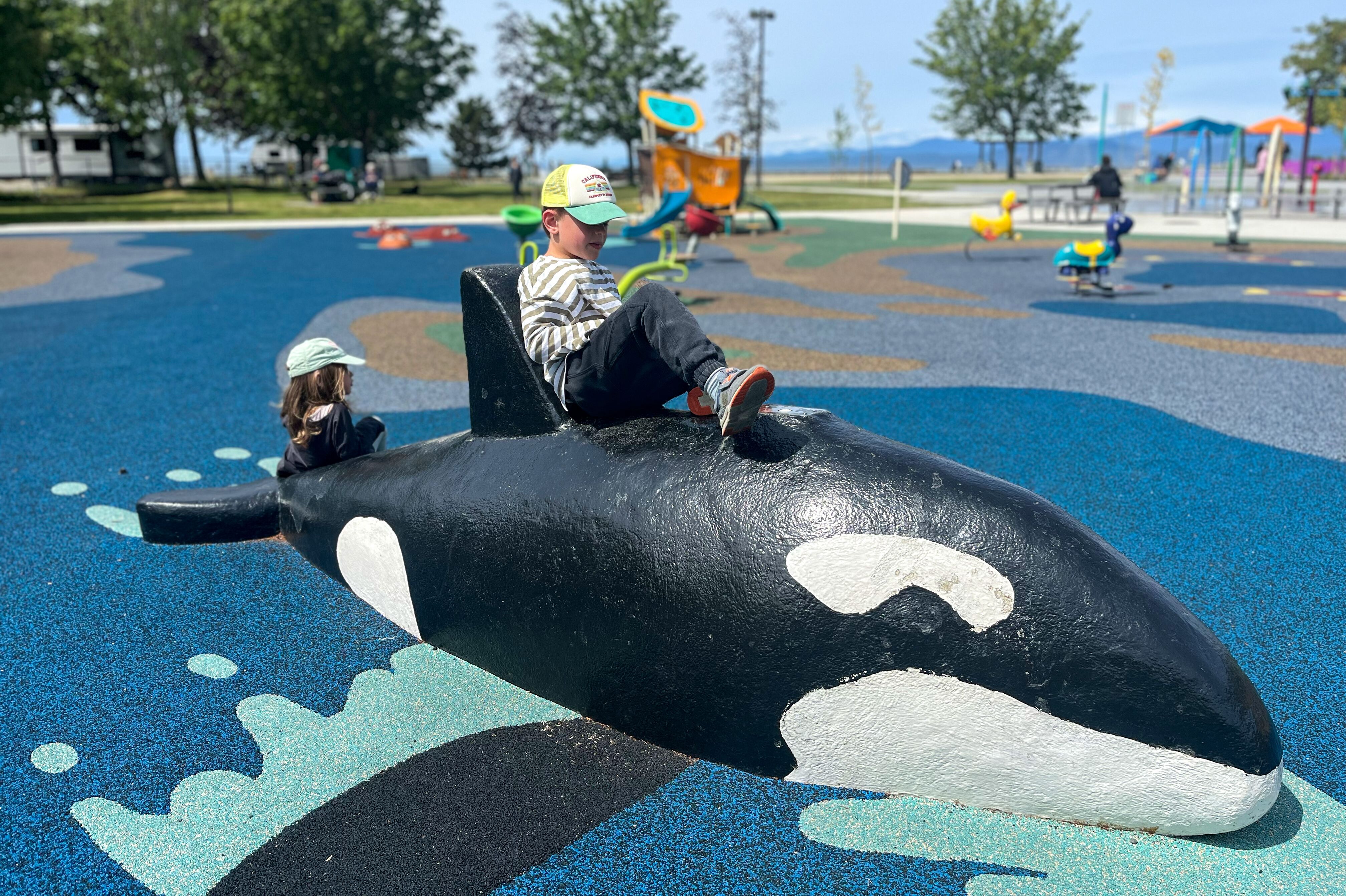 Toller Spielplatz in Parksville