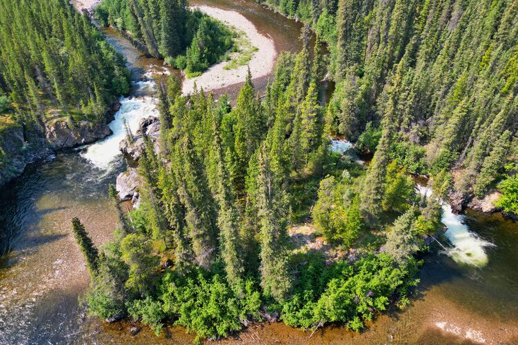 Blick auf die Rancheria Falls